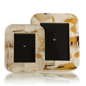 Luxury Custom Made Ivory Horn Photograph Frame * Small 11 x 9 inches
